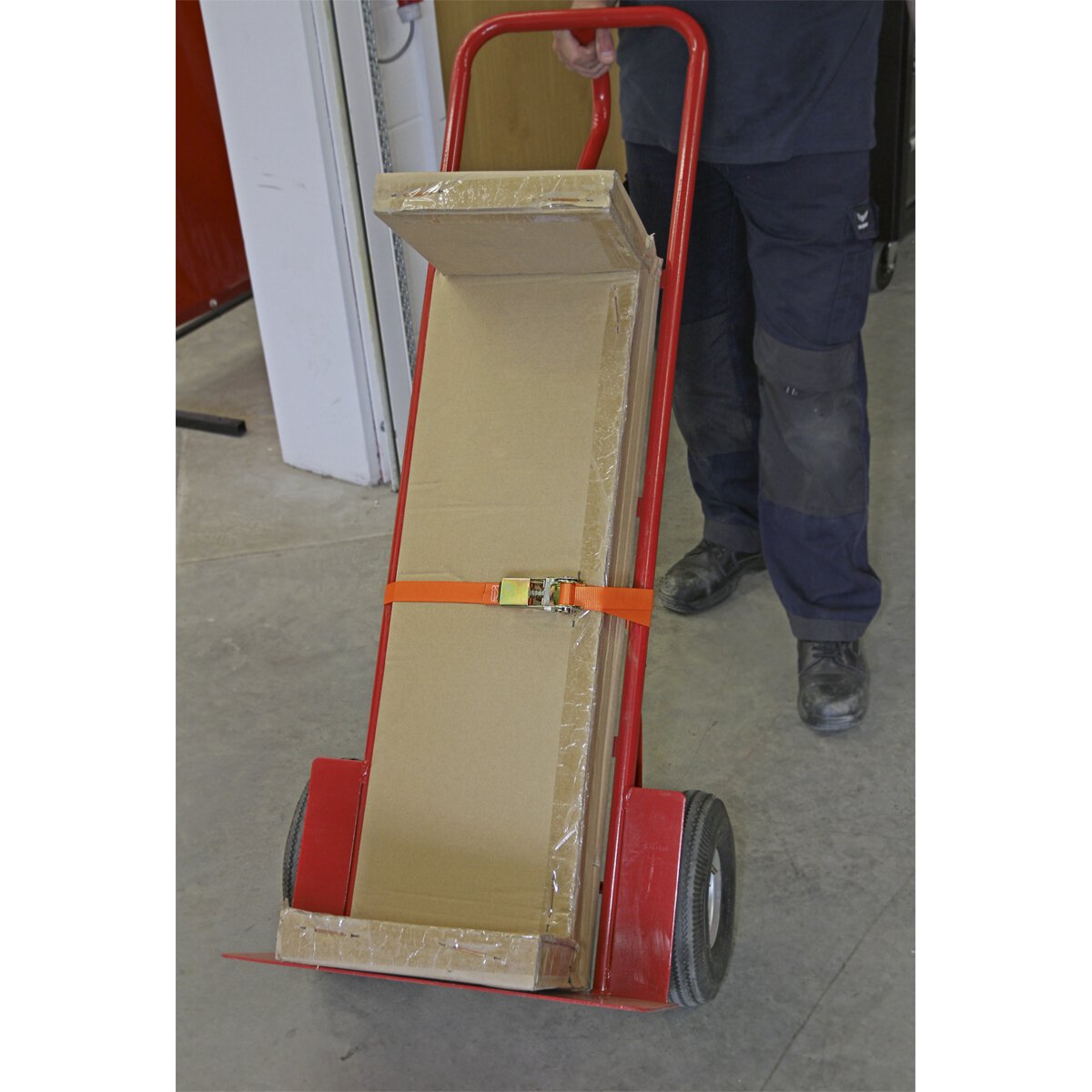 Self-Securing Ratchet Tie Down 25mm x 4.5m 500kg Load Test - Pair