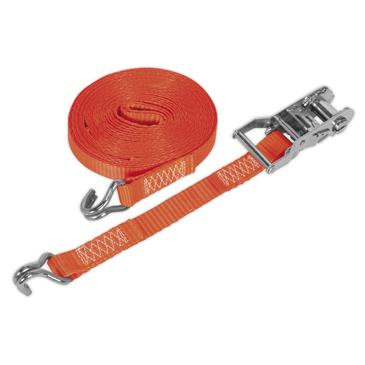 Ratchet Tie Down 25mm x 10m Polyester Webbing 1500kg Load Test