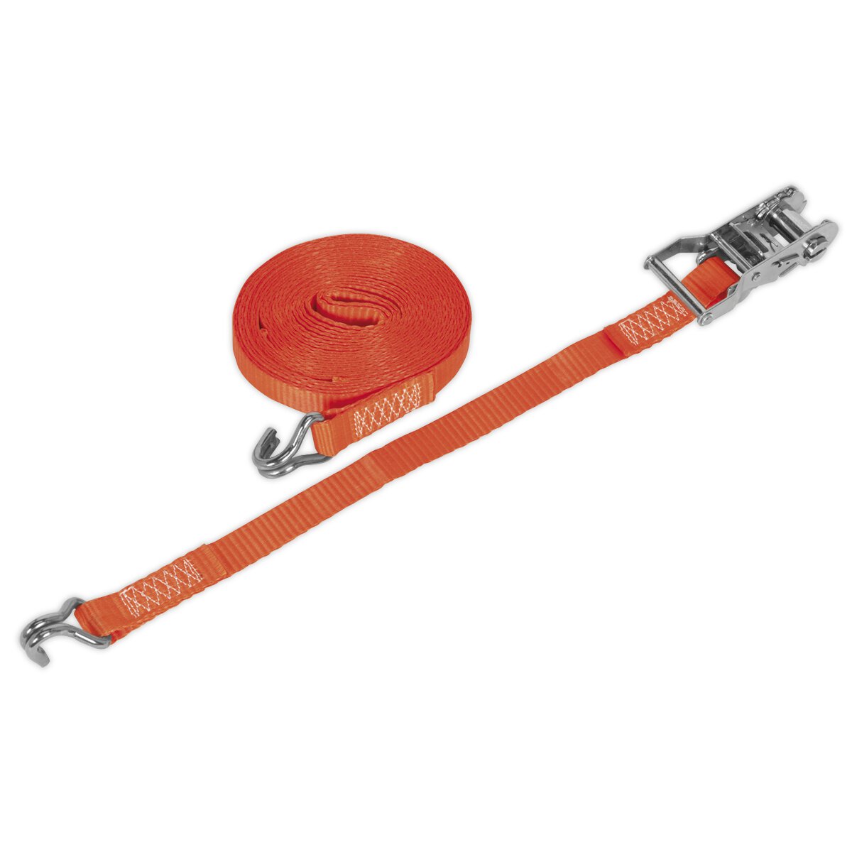 Ratchet Tie Down 25mm x 10m Polyester Webbing 1500kg Load Test