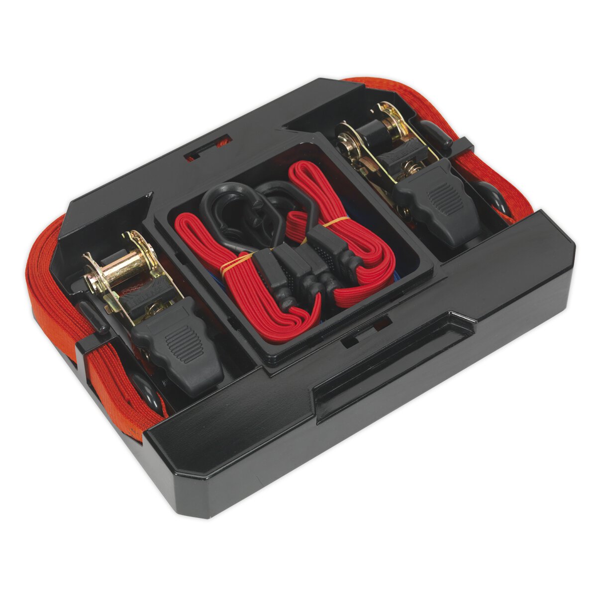Tie Down & Bungee Cord Set 6pc