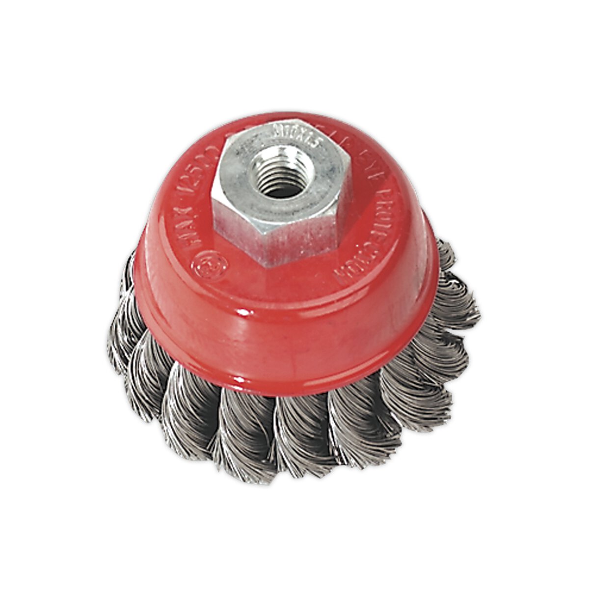 Twist Knot Wire Cup Brush Ø65mm M10 x 1.5mm