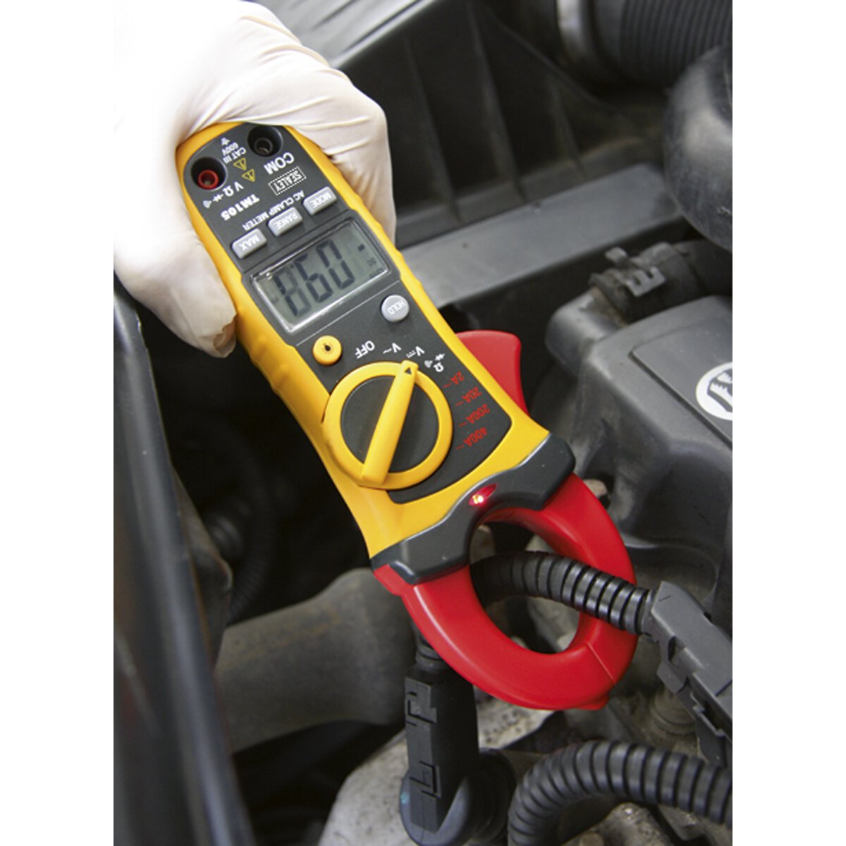 Professional Auto-Ranging Digital Clamp Meter NCVD - 6 Function