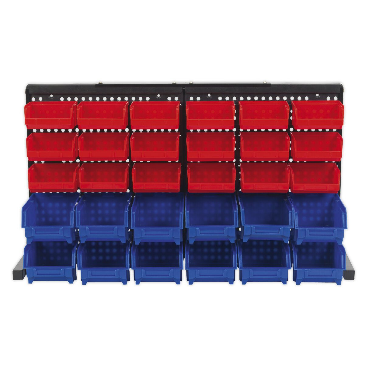 Bin Storage System Bench Mounting 30 Bins