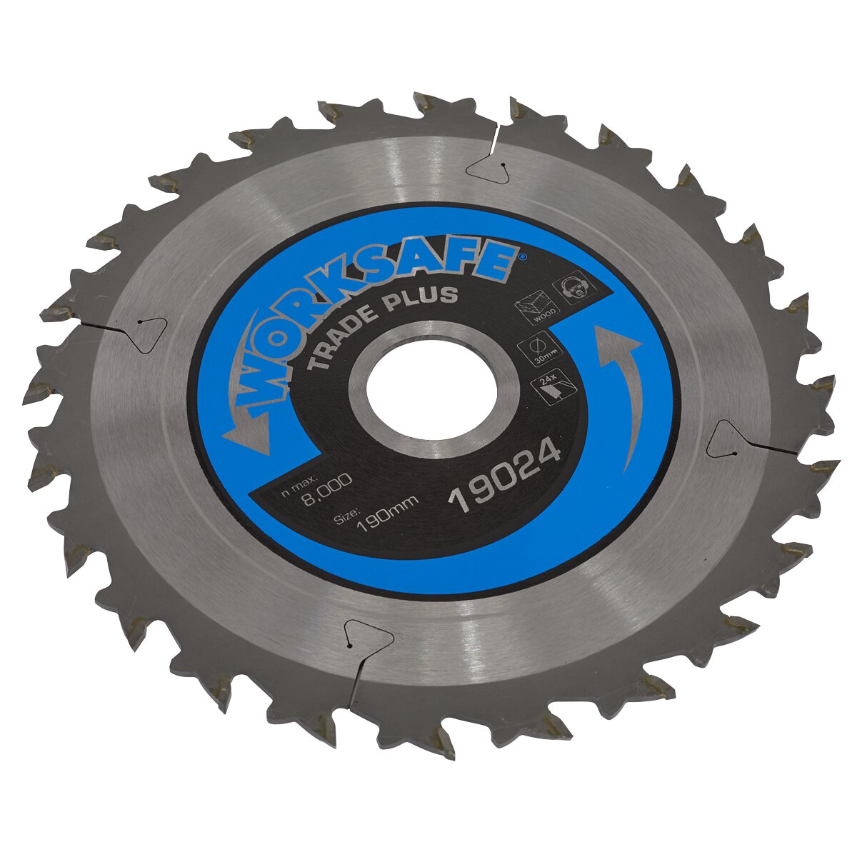 Trade Plus Circular Saw Blade Ø190 x 30mm - 24tpu