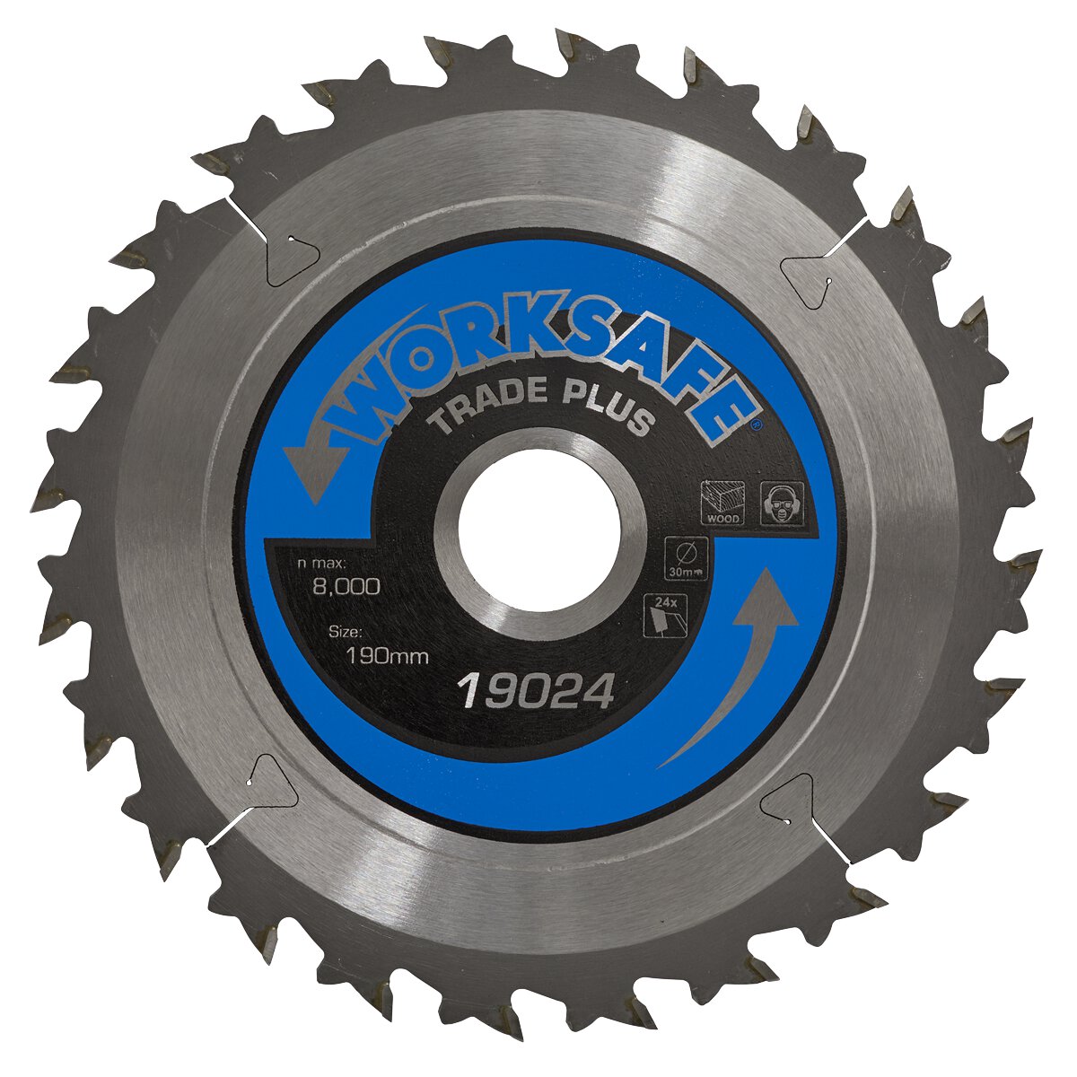 Trade Plus Circular Saw Blade Ø190 x 30mm - 24tpu