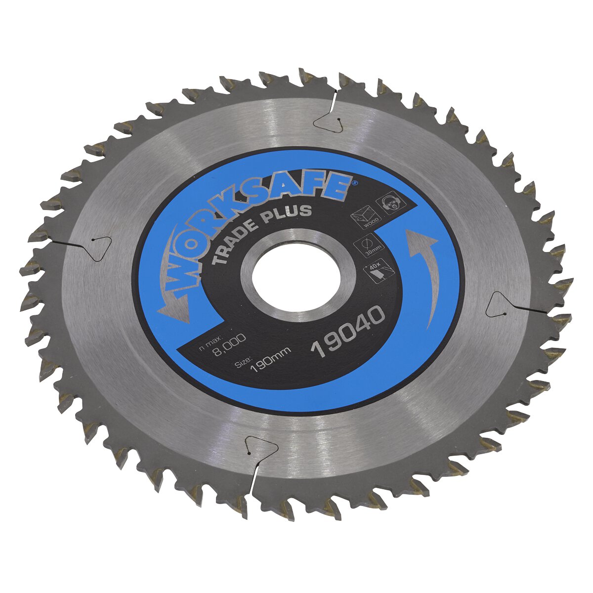 Trade Plus Circular Saw Blade Ø190 x 30mm - 40tpu