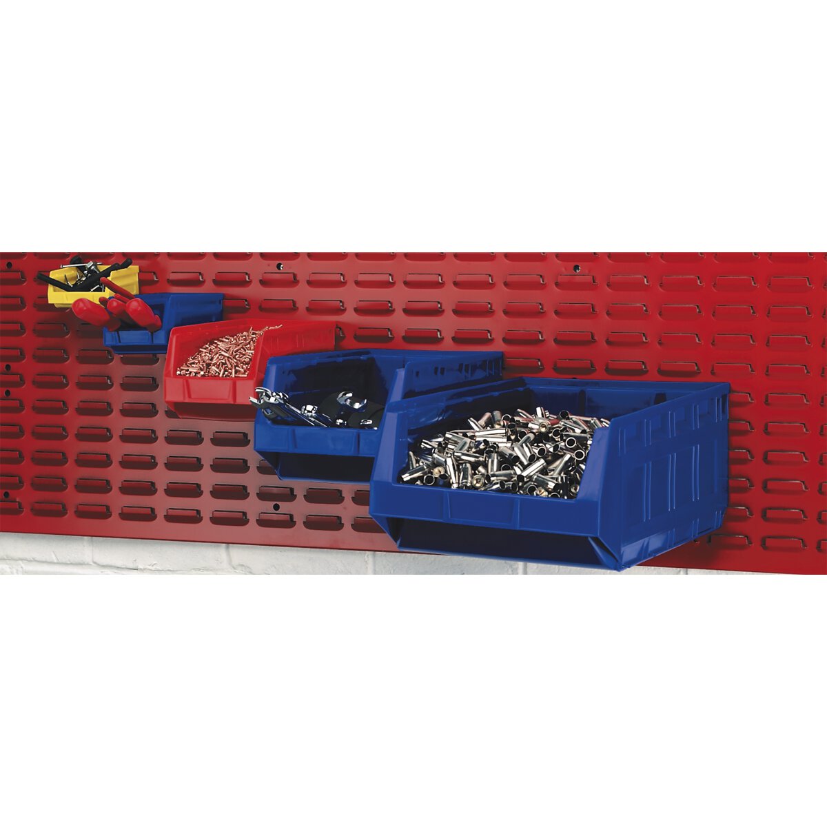 Plastic Storage Bin 210 x 355 x 165mm - Blue Pack of 20