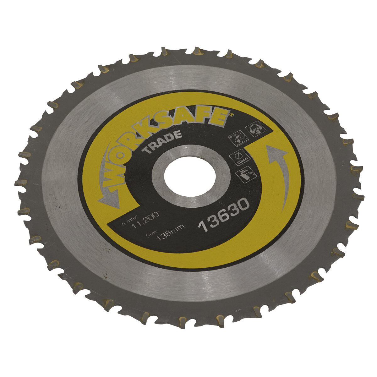 Trade Circular Saw Blade Ø136 x 20mm - 30tpu