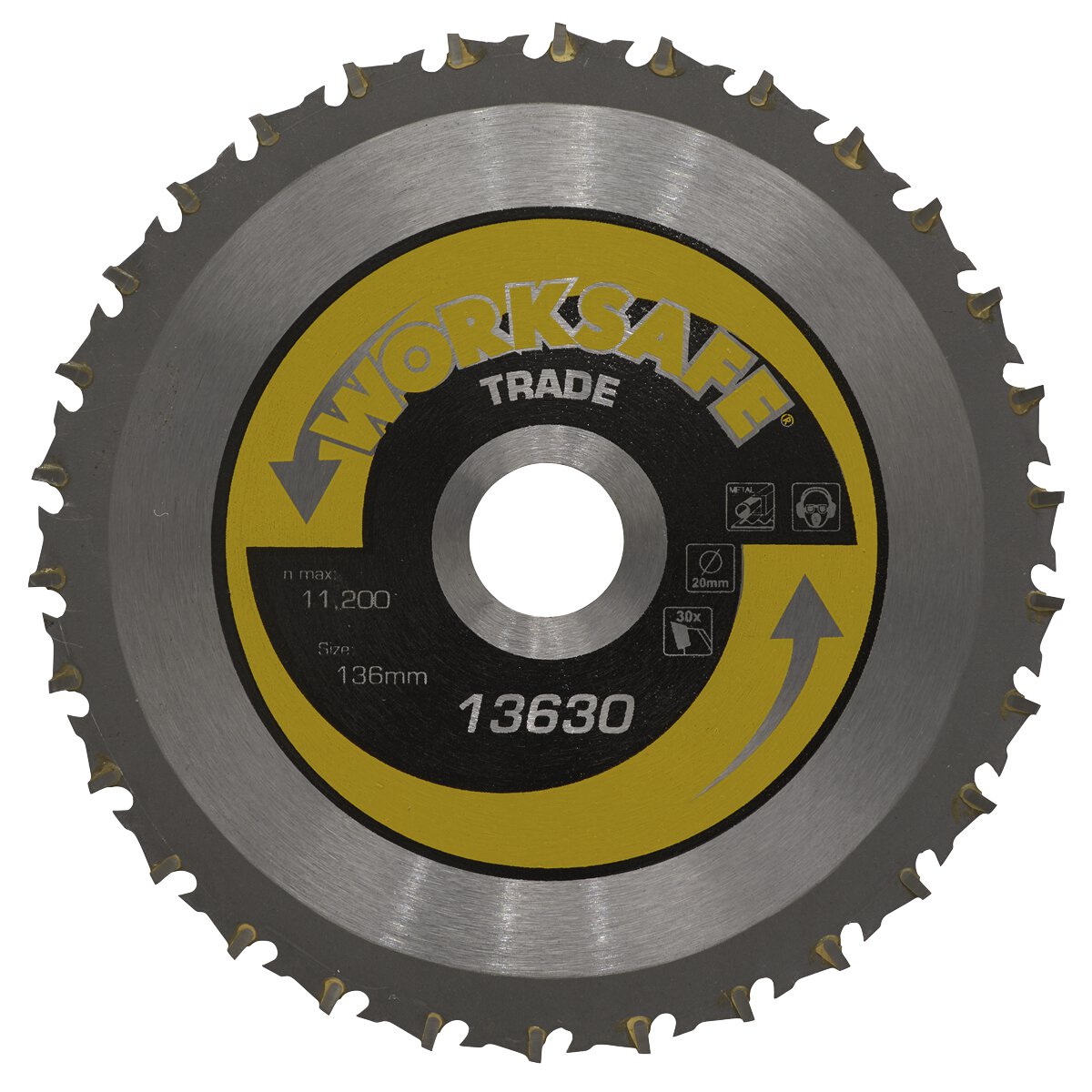 Trade Circular Saw Blade Ø136 x 20mm - 30tpu