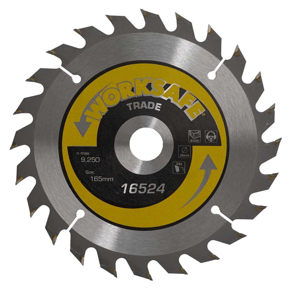 Trade Circular Saw Blade Ø165 x 20mm - 24tpu