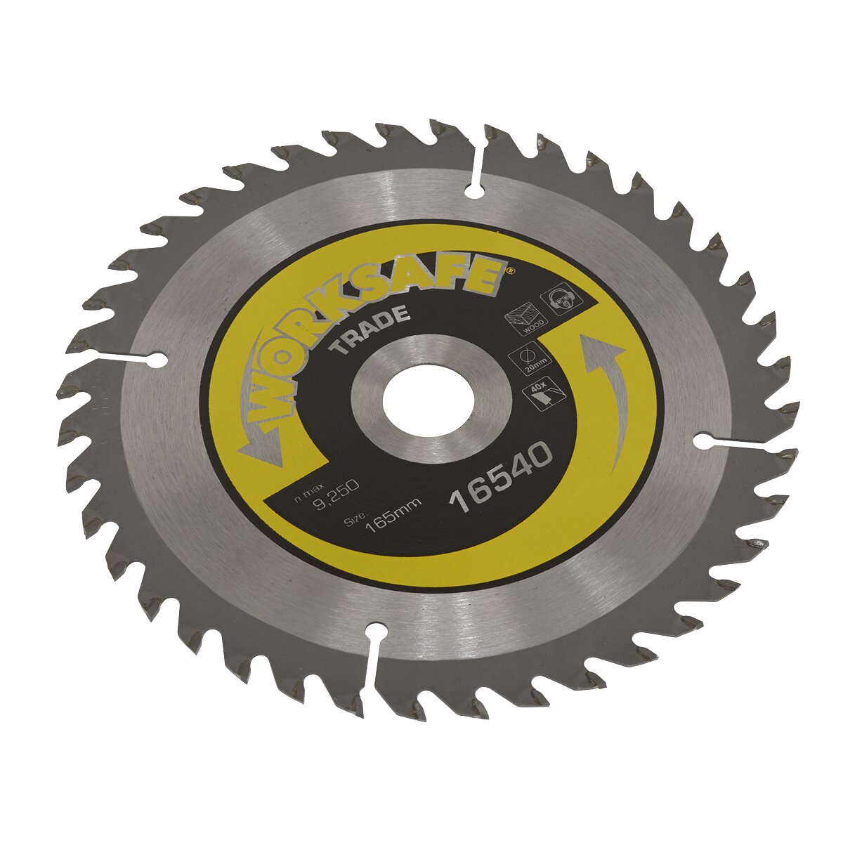 Trade Circular Saw Blade Ø165 x 20mm - 40tpu