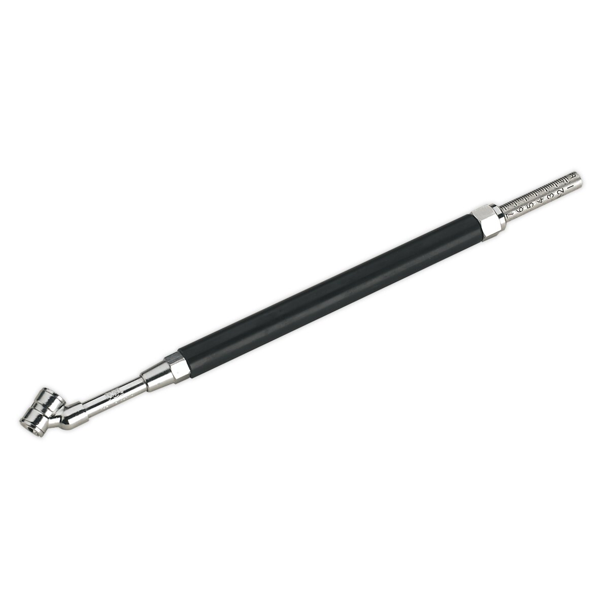 Tyre Pressure Gauge Deluxe Twin Push-On Connector 0-11bar(0-160psi)