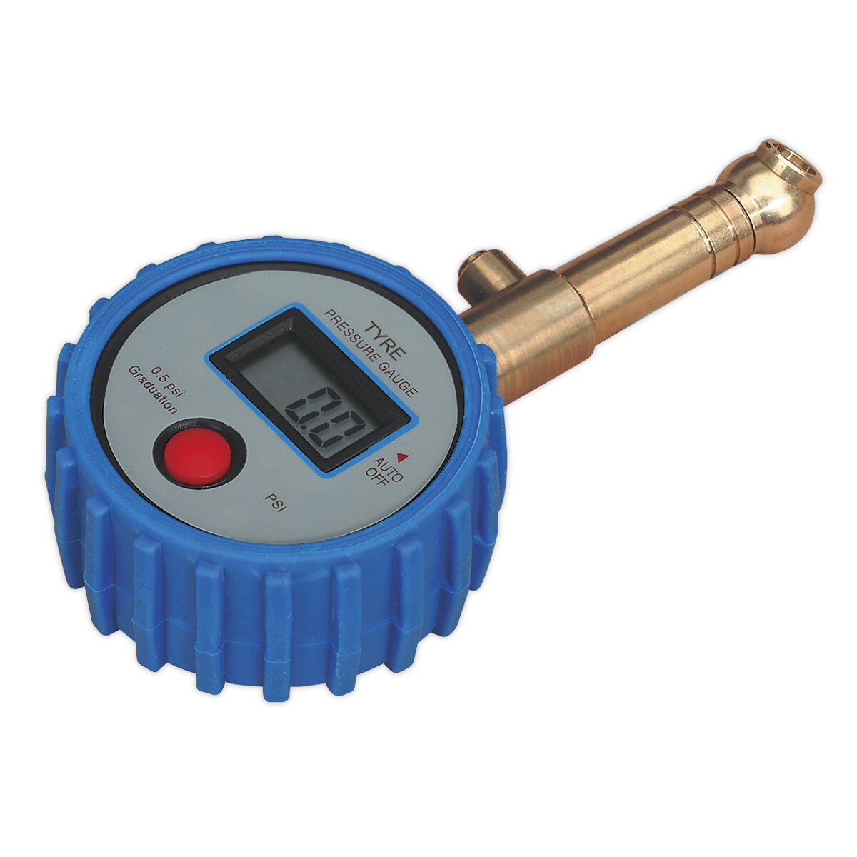 Tyre Pressure Gauge Digital with Swivel Head & Quick Release 0-100psi