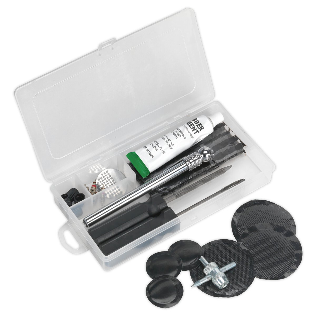 Temporary Puncture Repair & Service Kit