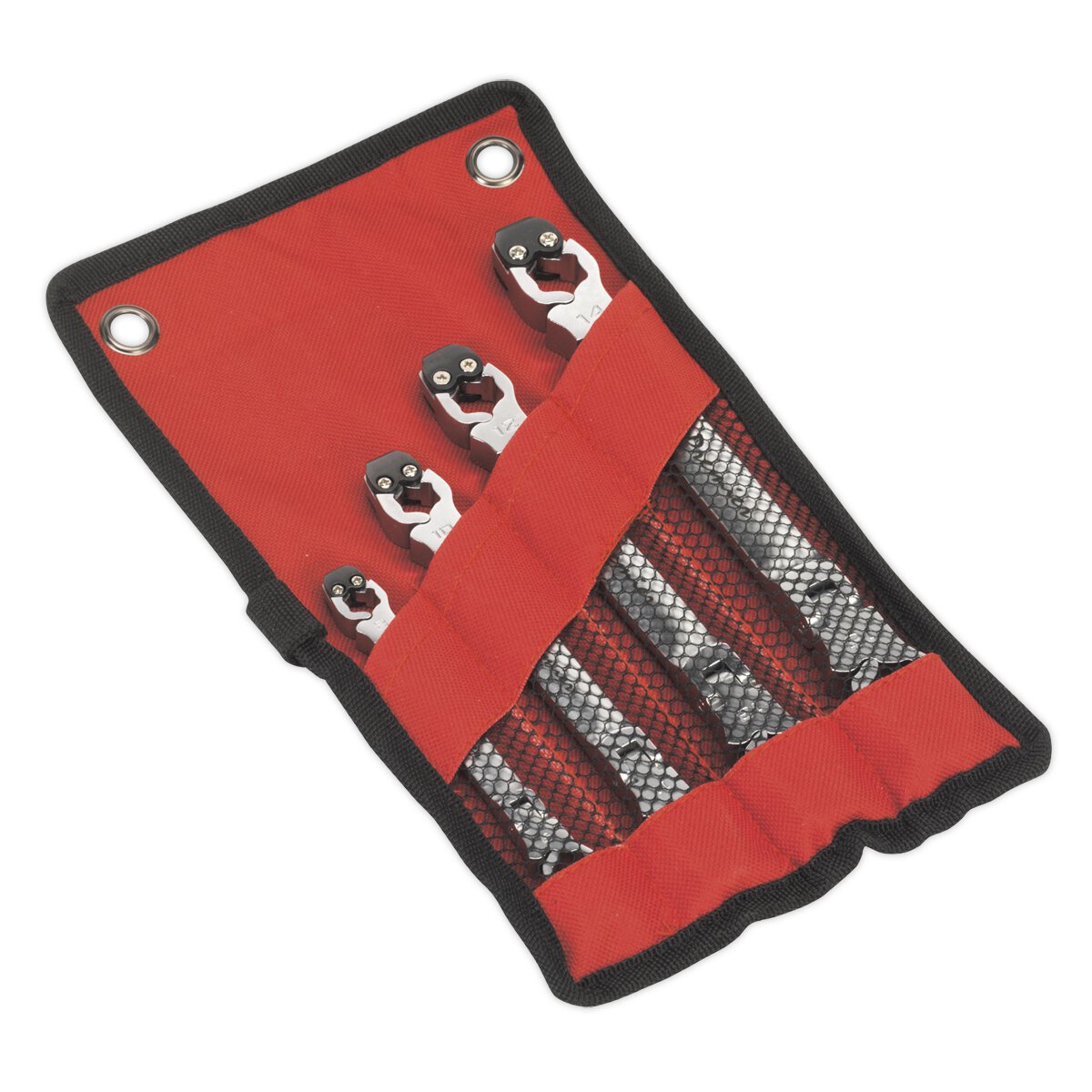 Brake Pipe Spanner Set 4pc Ratcheting
