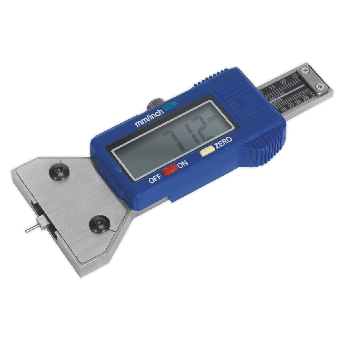 Digital Tyre Tread Depth Gauge - Pin Tip