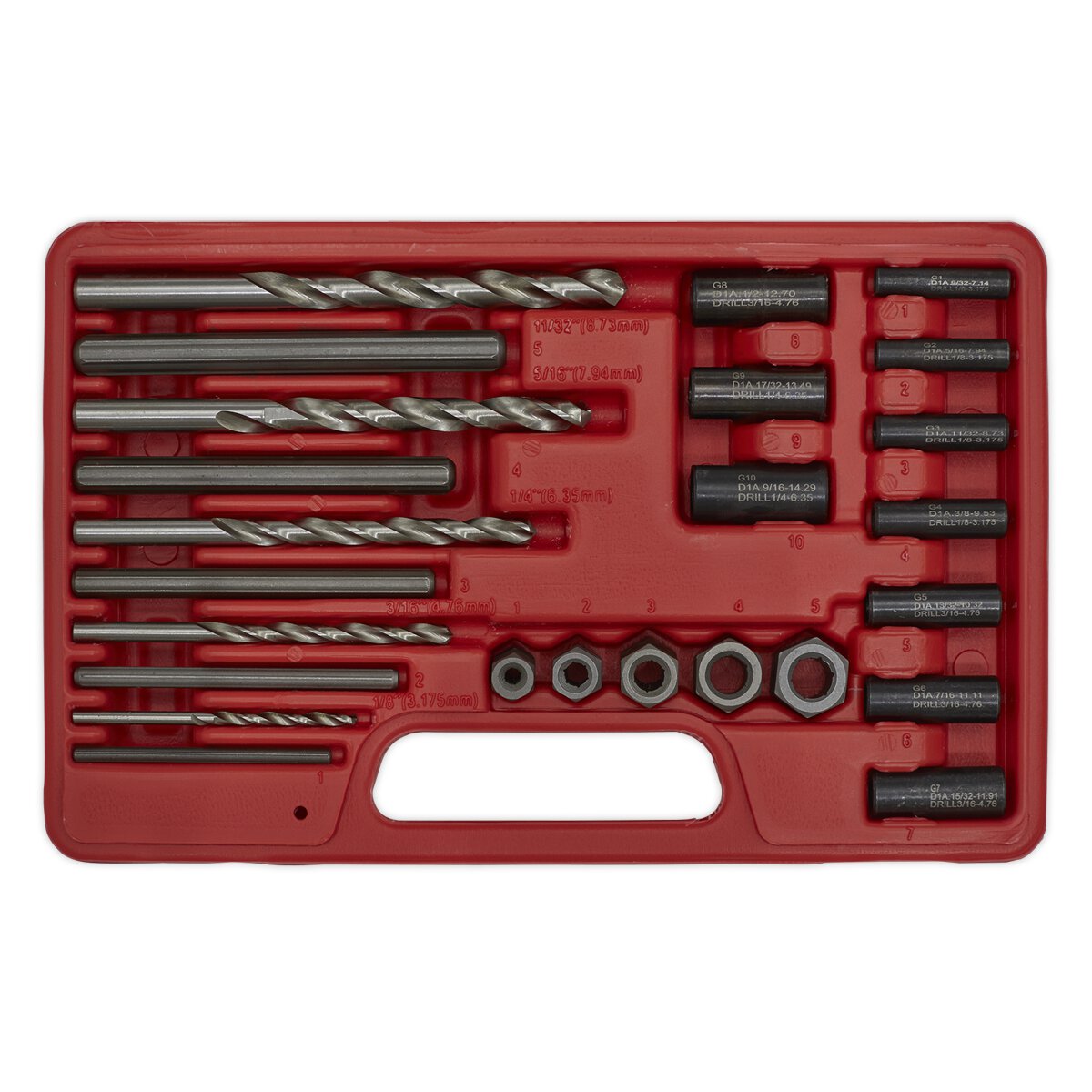 Stud Extractor Set 25pc