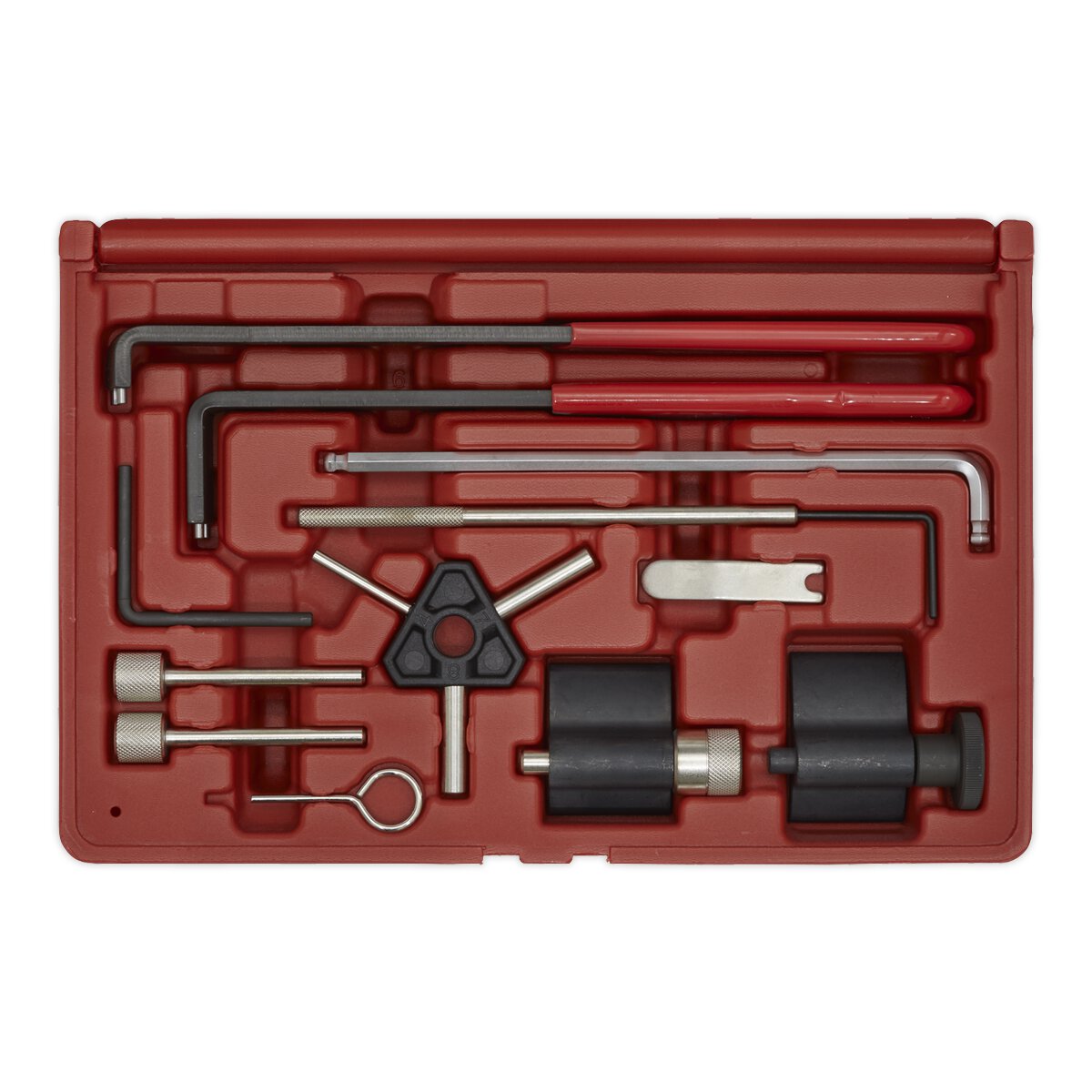 Diesel Engine Timing Tool Kit - VAG, Dodge, Ford, Mitsubishi - 1.2D, 1.4D, 1.6D, 1.9D, 2.0D-Belt