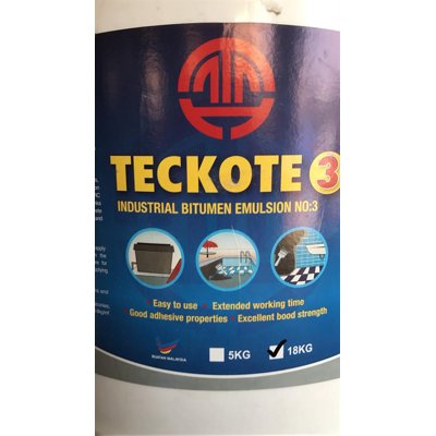 Teckote Industrial Bitumen Emulsion 18kg