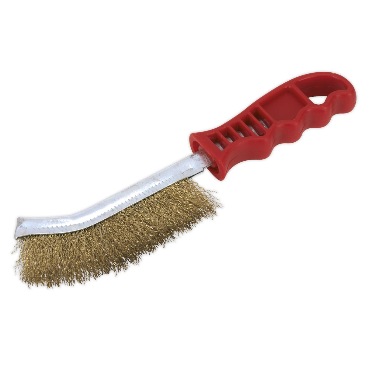 Wire Brush Brassed Steel Plastic Handle Display Box of 24