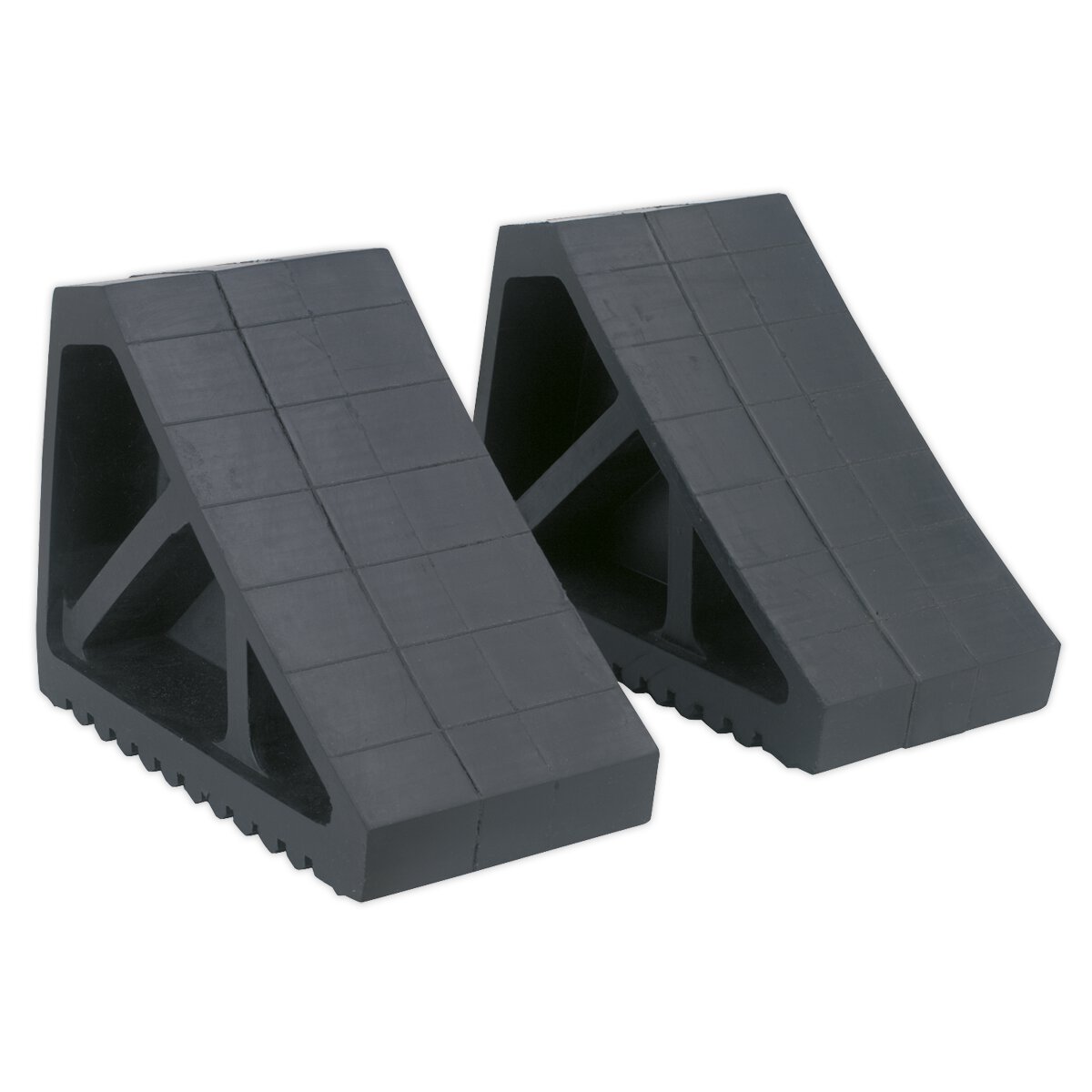 Rubber Wheel Chocks 3.3kg - Pair