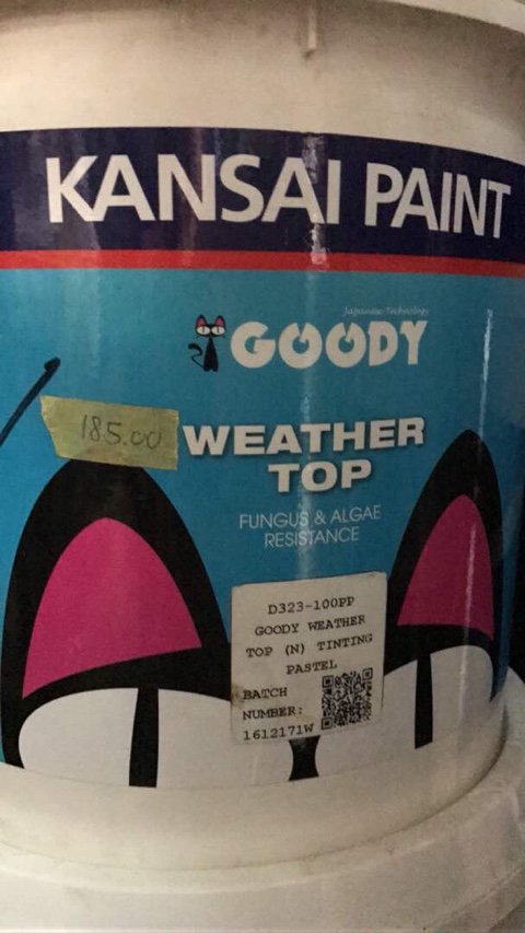Kansai Paint Goody Weather Top Fungus & Algae Resistance