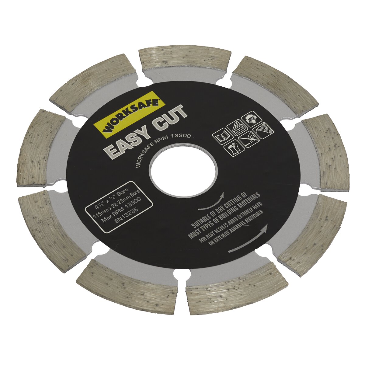 Silver Easy Cut Diamond Blade Ø115 x 22mm