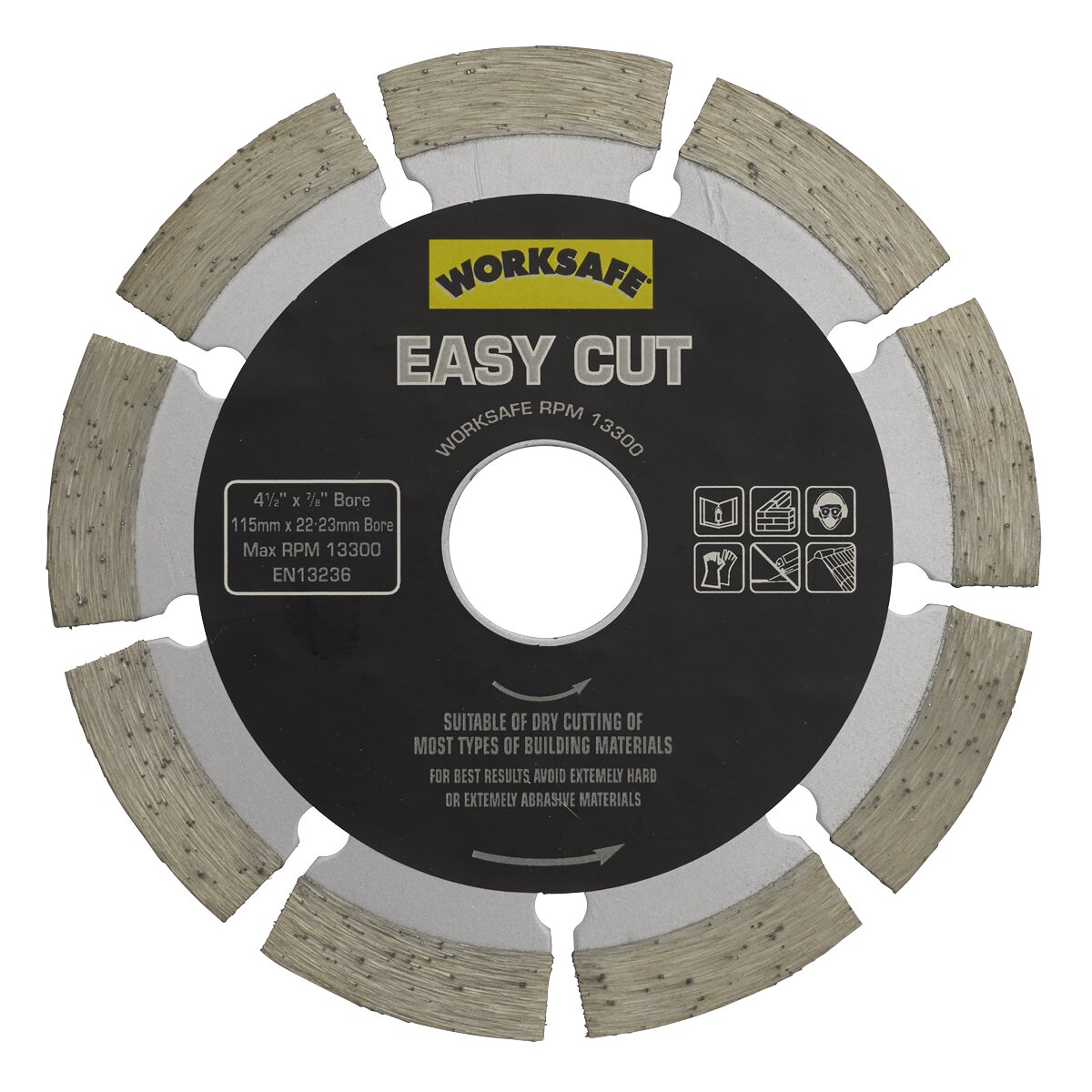 Silver Easy Cut Diamond Blade Ø115 x 22mm