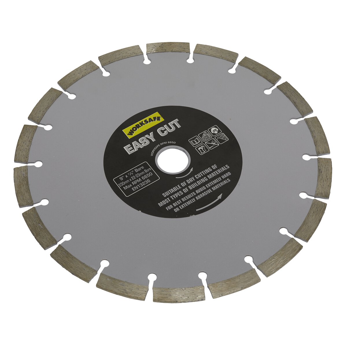 Silver Easy-Cut Diamond Blade Ø230 x 22mm
