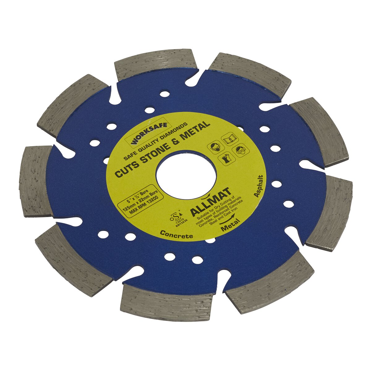 Platinum Allmat Diamond Blade Ø125 x 22mm