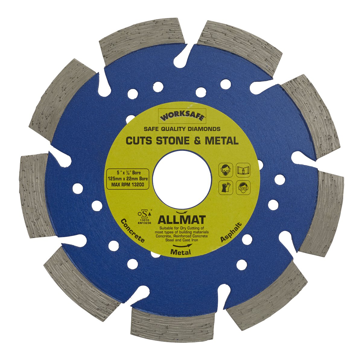 Platinum Allmat Diamond Blade Ø125 x 22mm