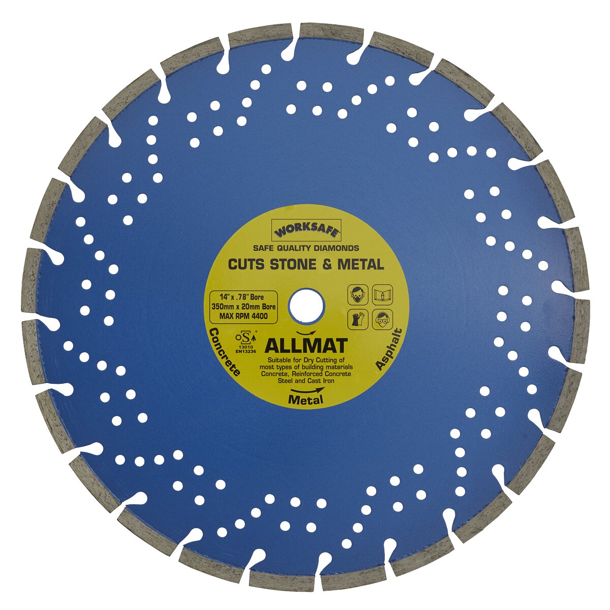Platinum Allmat Diamond Blade Ø350 x 20mm