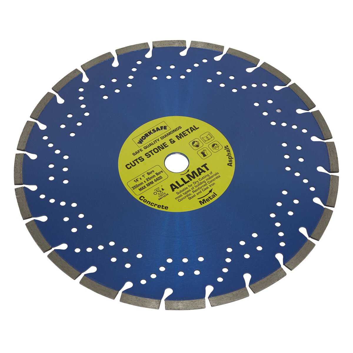 Platinum Allmat Diamond Blade Ø350 x 25mm