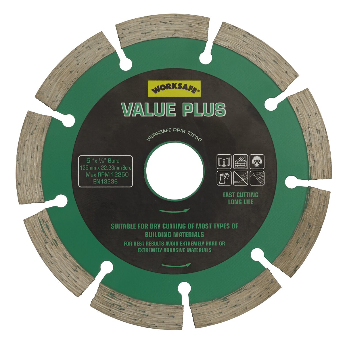 Value Plus Diamond Blade Ø125 x 22mm - Mortar Raker