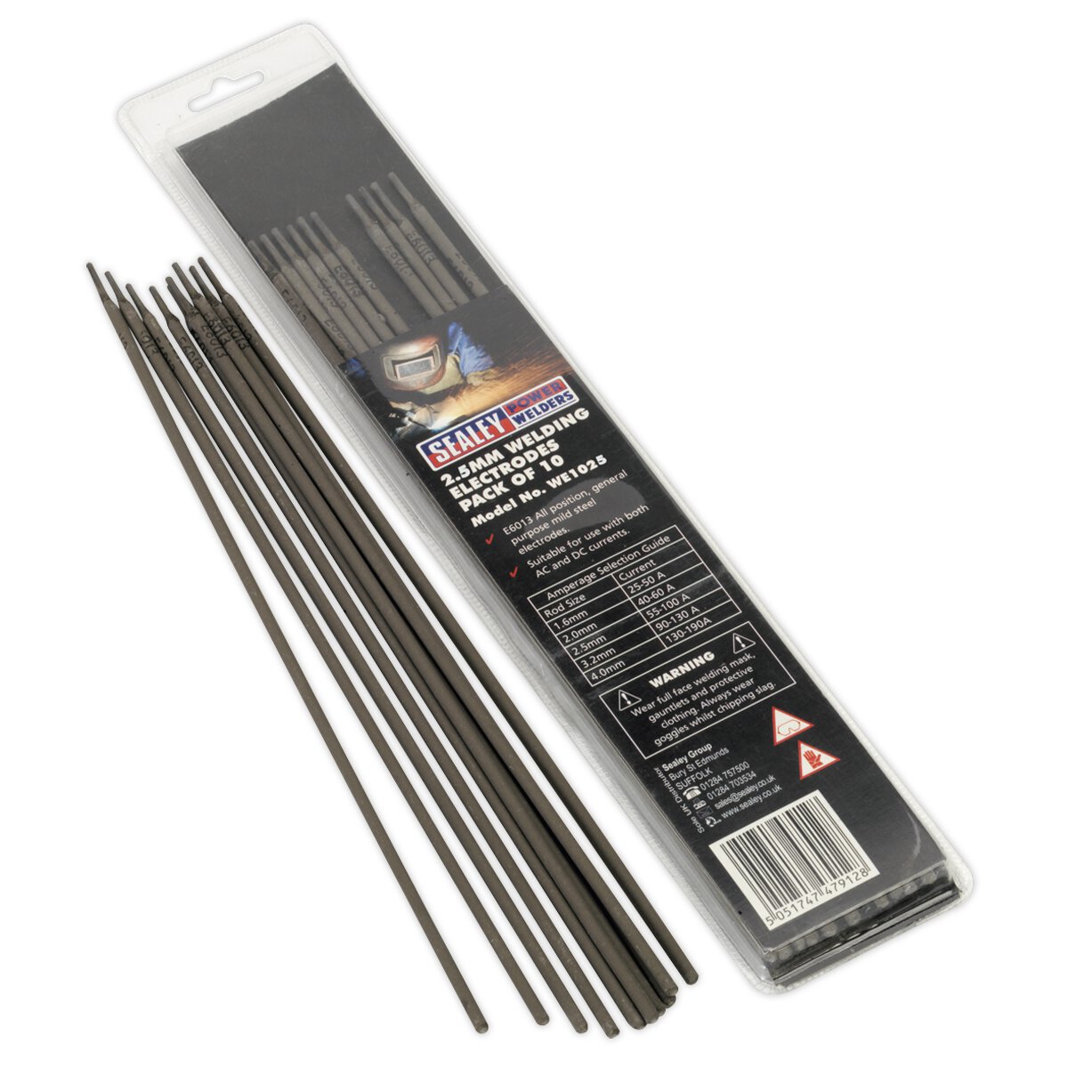 Welding Electrode Ø2.5 x 300mm Pack of 10
