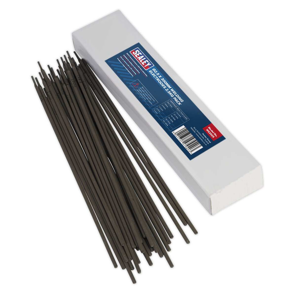 Welding Electrodes Ø2.5 x 300mm 2.5kg Pack