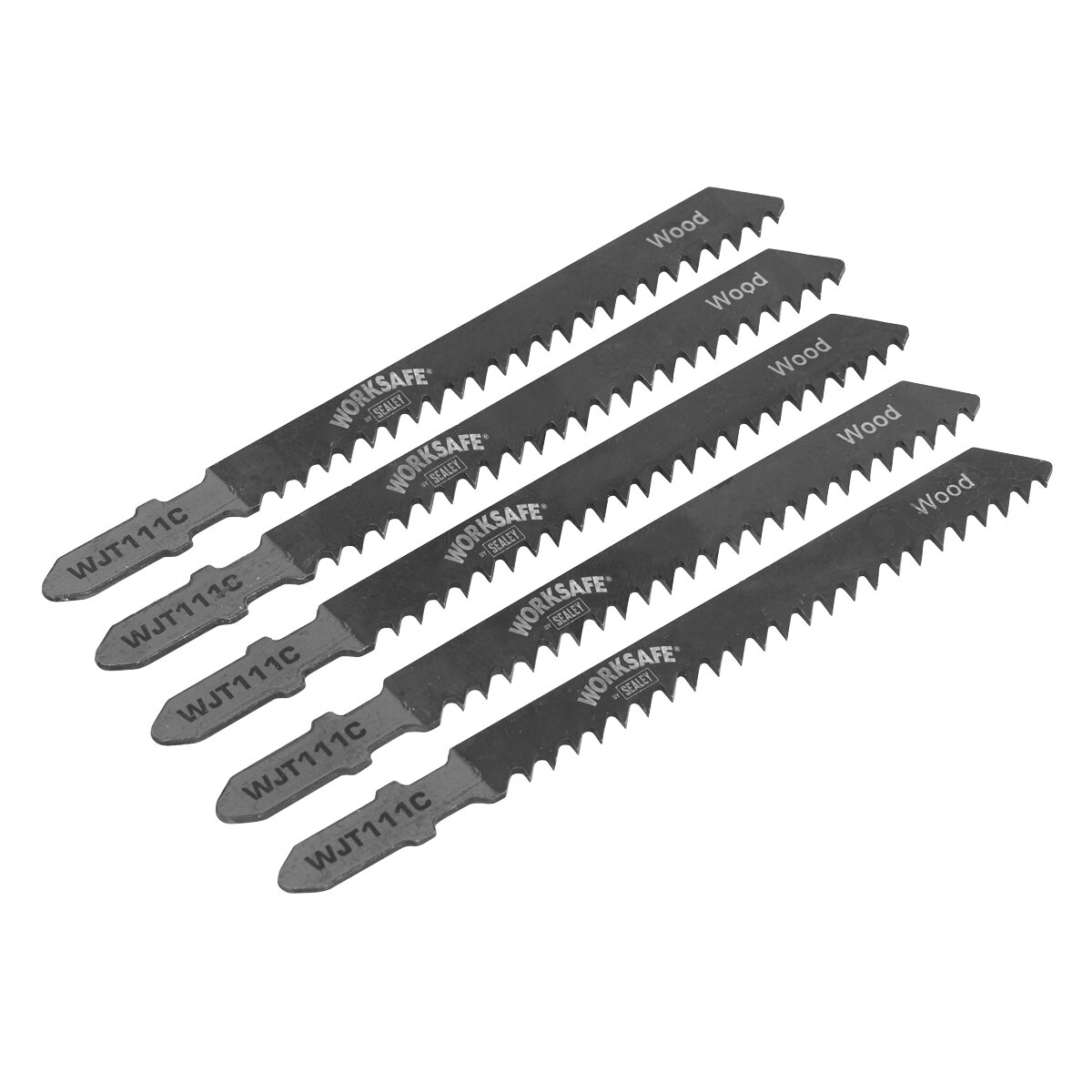 Jigsaw Blade Soft Wood & Plastics 75mm 9tpi - Pack of 5
