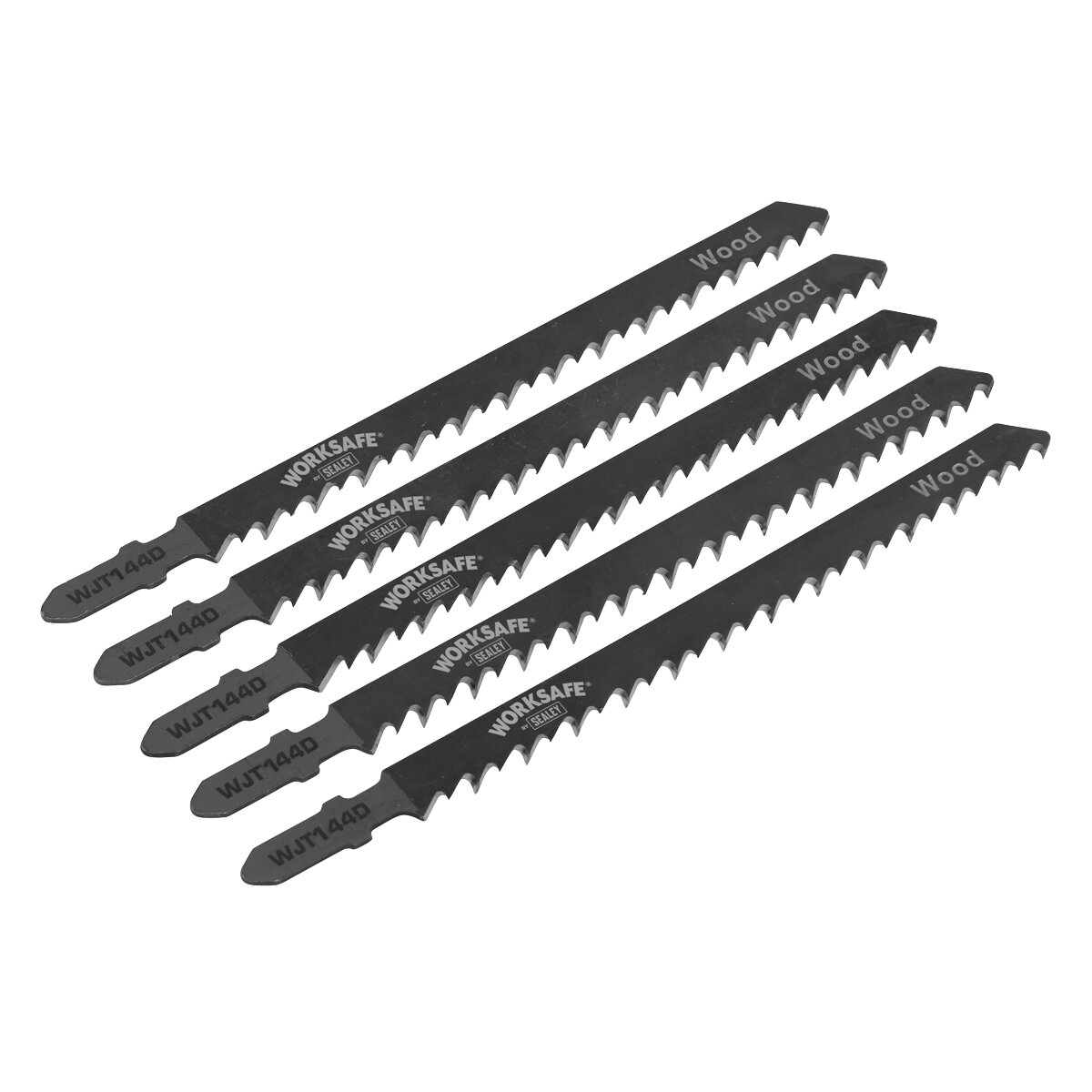 Jigsaw Blade Wood 75mm 6tpi - Pack of 5
