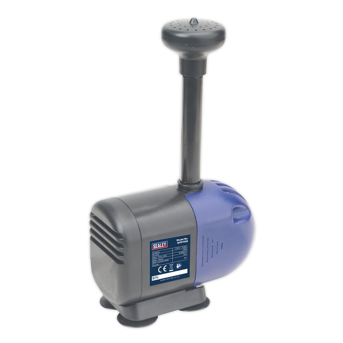 Submersible Pond Pump 1100L/hr 230V
