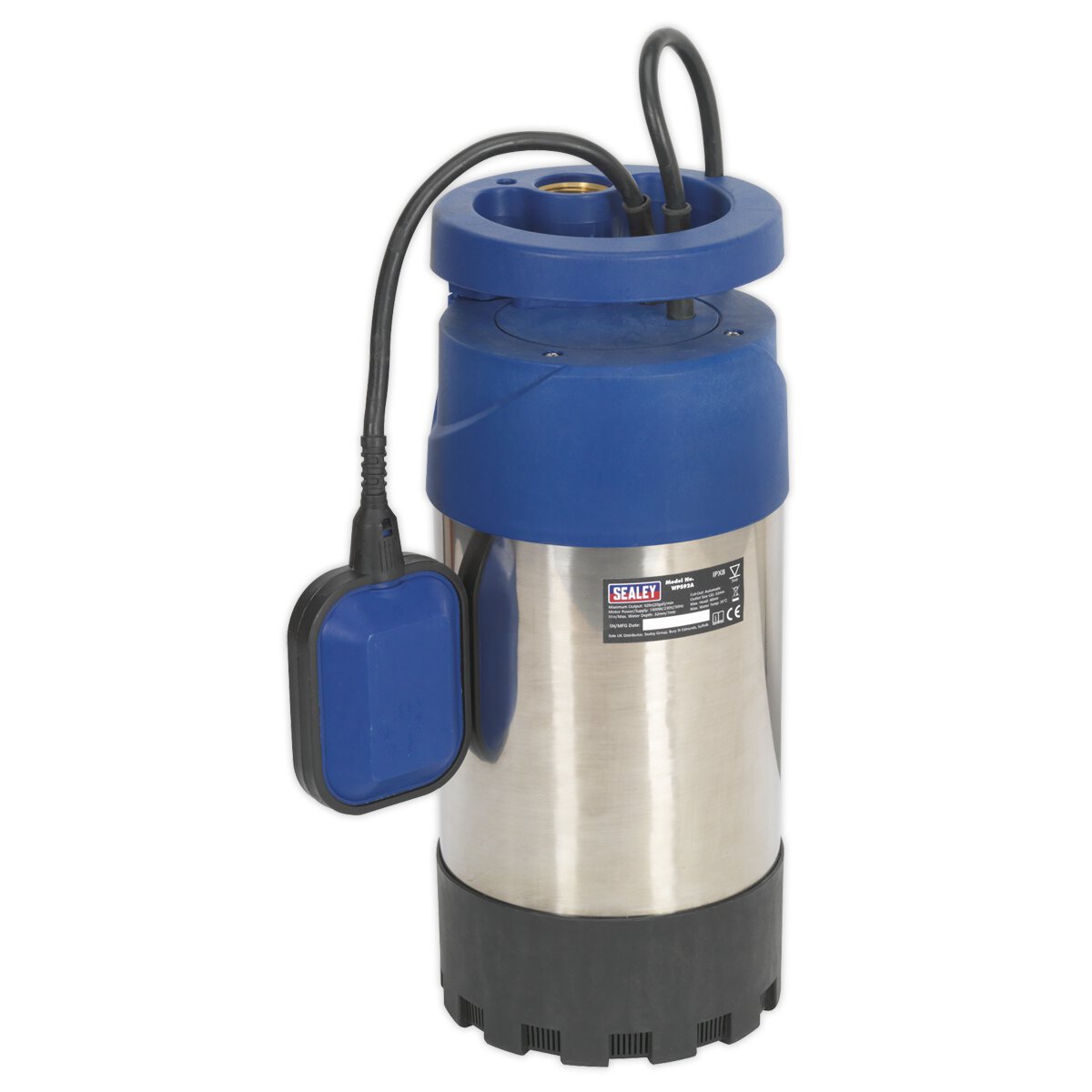 Submersible Stainless Water Pump Automatic 92L/min 40m Head 230V
