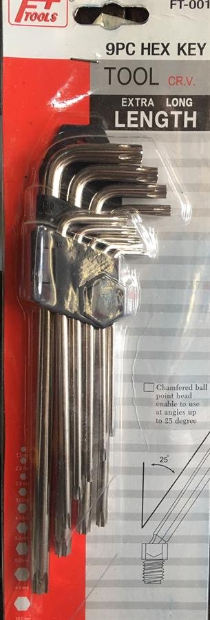 FT Tools 9 Piece HEX KEY