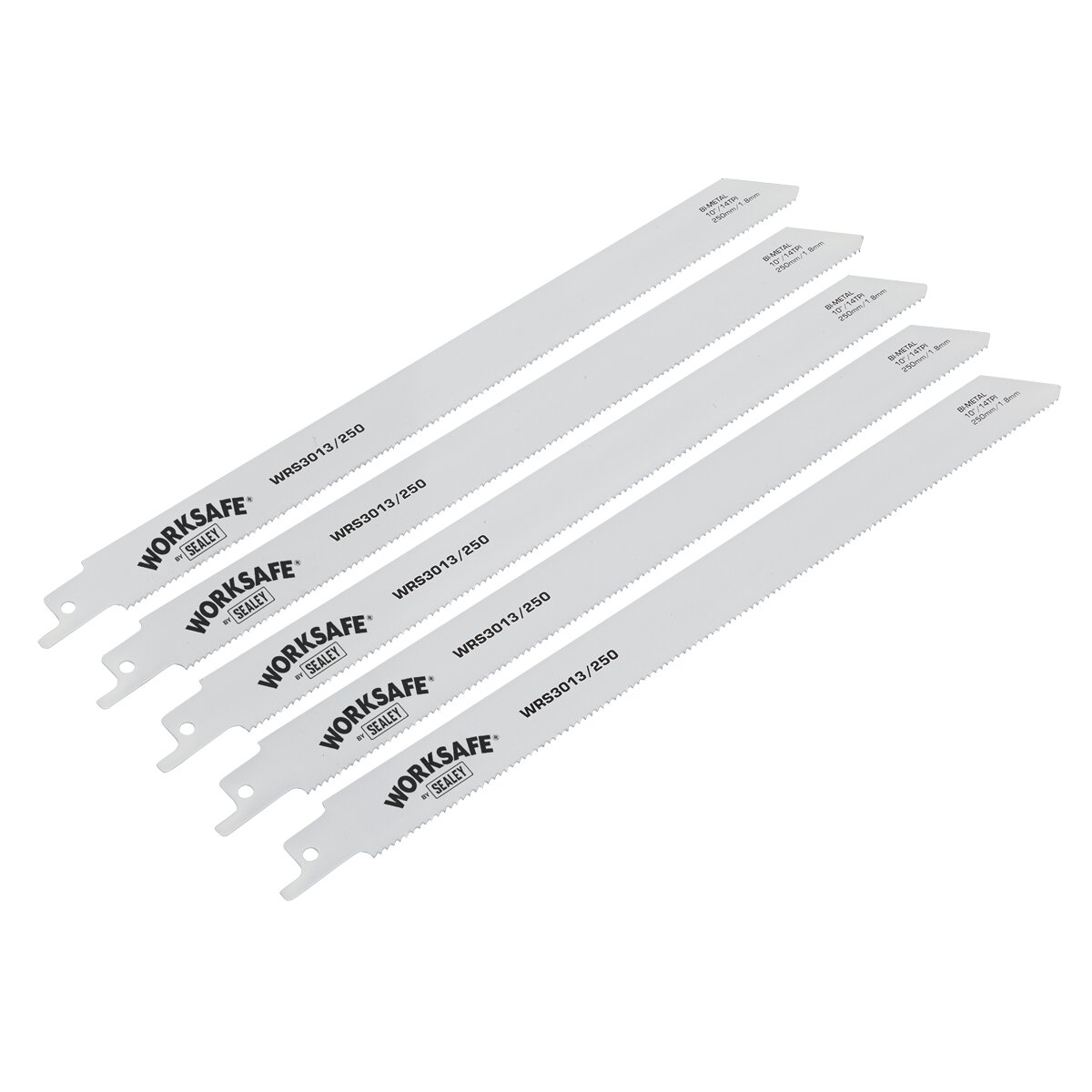 Reciprocating Saw Blade 250mm 14tpi - Pack of 5