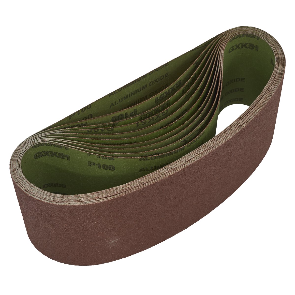 Sanding Belt 100 x 610mm 100Grit - Pack of 10
