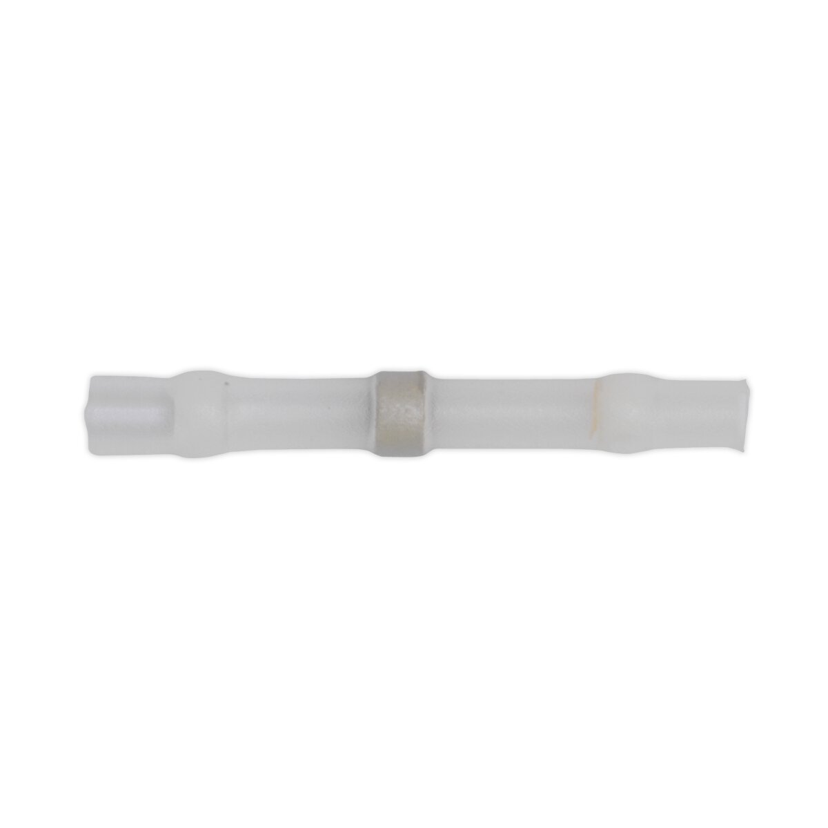 Heat Shrink Butt Connector Solder Terminal 24-22 AWG White Pack of 25