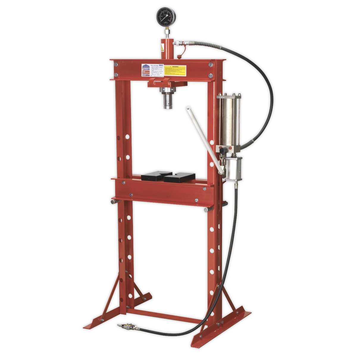 Air/Hydraulic Press 20tonne Floor Type