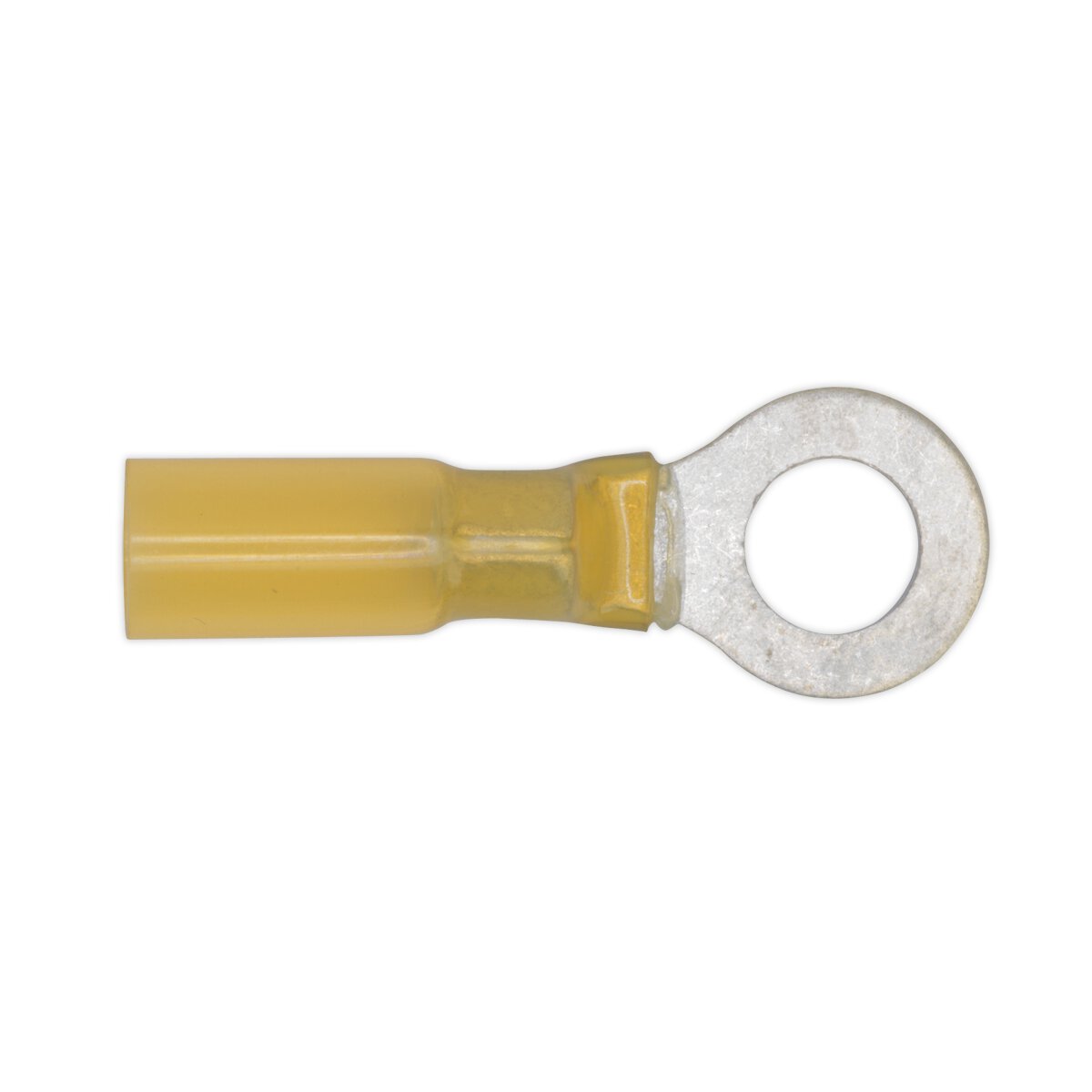 Heat Shrink Ring Terminal Ø8.4mm Yellow Pack of 25