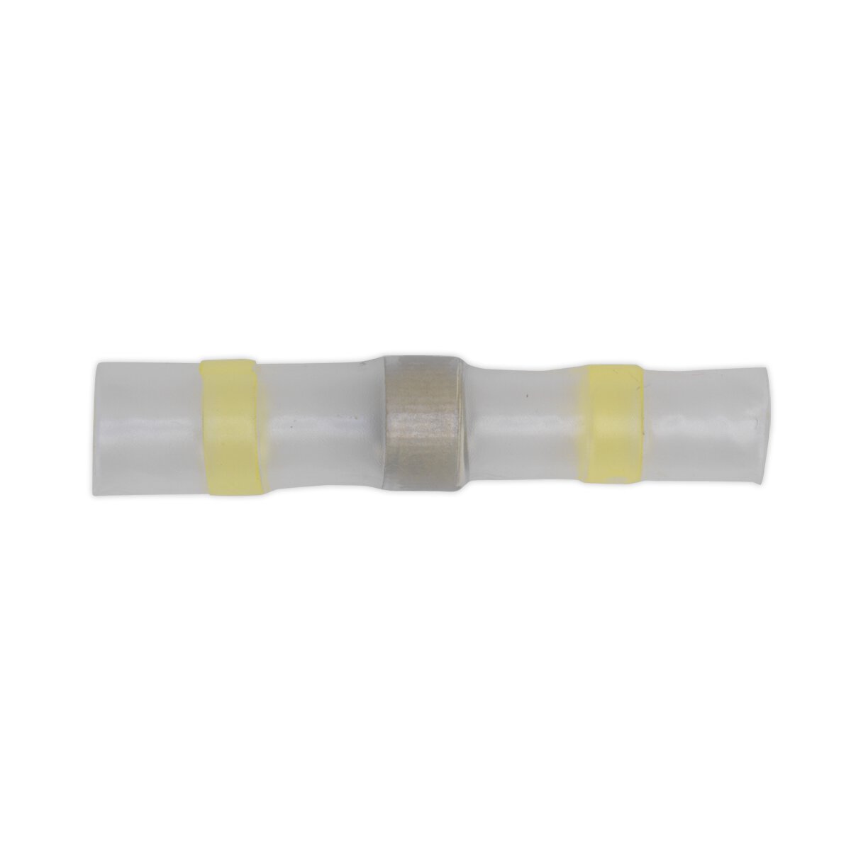 Heat Shrink Butt Connector Solder Terminal 12-10 AWG Yellow Pack of 25
