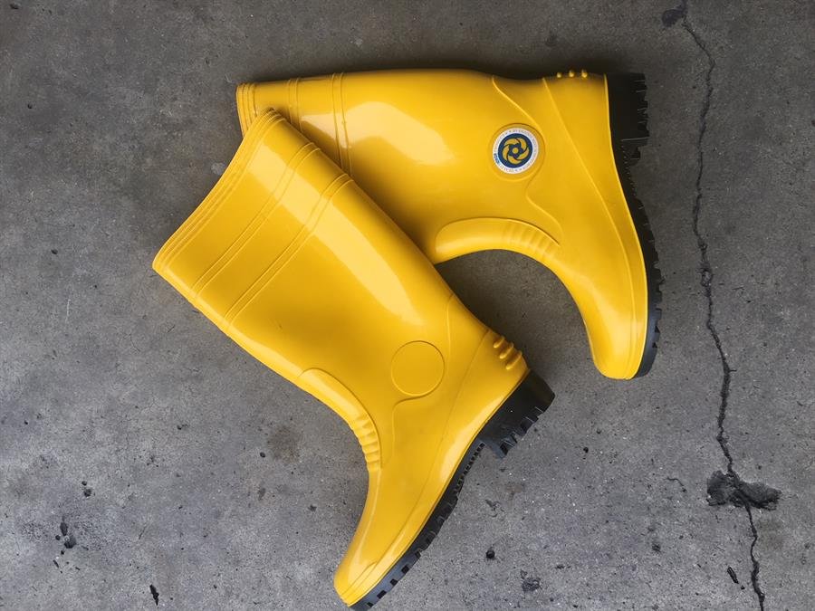 Long Yellow Rubber boot