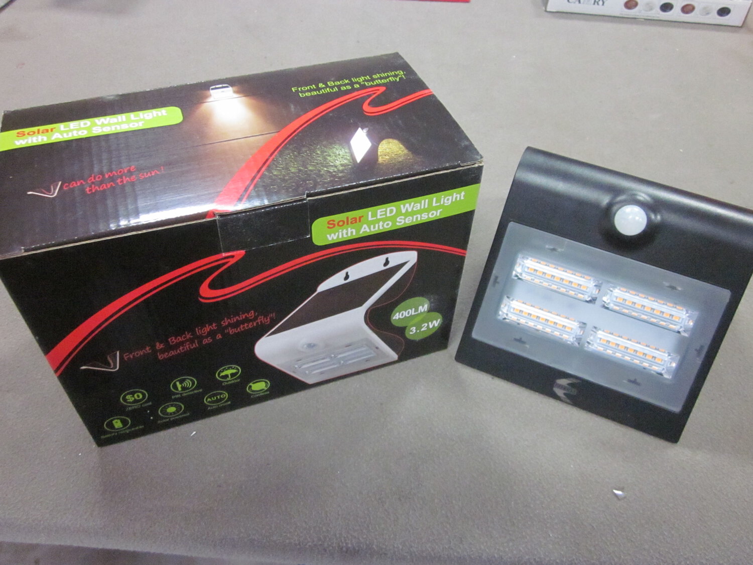 Lighting/Solar LED Wall Light With Auto Sensor