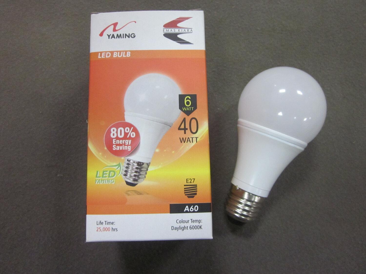 Lighting/LED Bulb A60-LED6W 6K/E27 Daylight